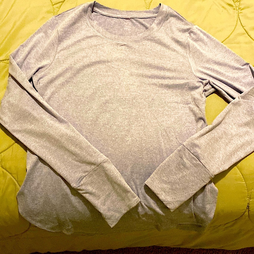 Purple gym shirt